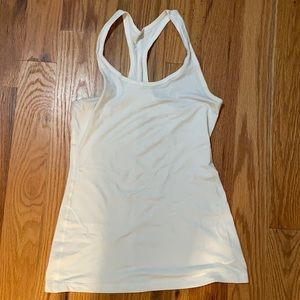 White Nike dri fit tank